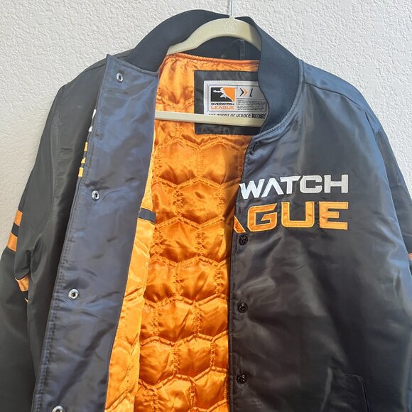 NWOT - Unisex Overwatch League Bomber Jacket - Size L - Picture 8 of 16